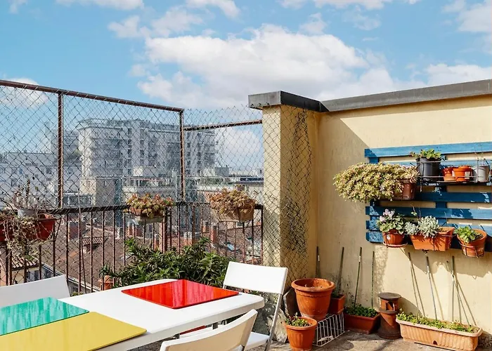 Center Rooftop With Terrace In Porta Romana Daire *